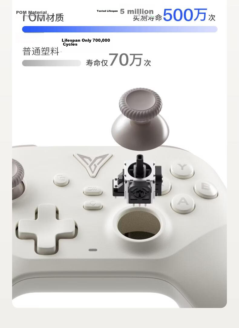 Flydigi Desert Fox Twilight Pink Multi-Platform Wireless Game Controller, Xbox-Like Hall Trigger Switch PC Mobile Steam NS Starry Sky Genshin Impact Renwang 3 14