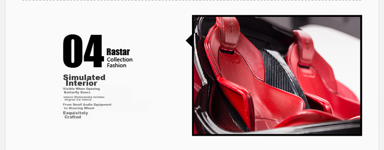 Rastar Remote Control Car Model, Children's Toy Car, USB Charging Ferrari FXXK, 1:14 Scale Red 79260, New Year Gift 9