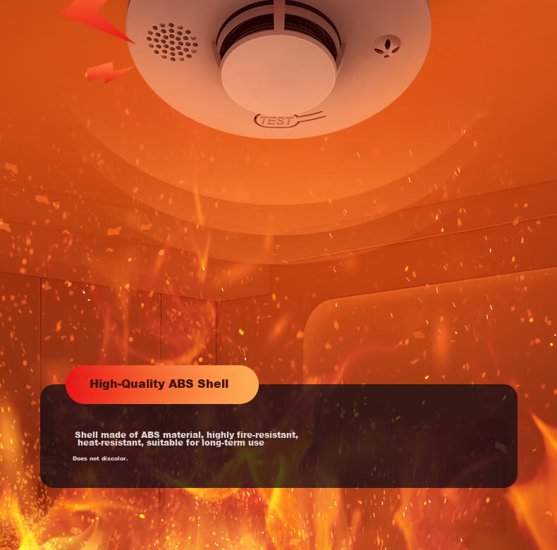 PGST Battery-Powered Smoke Alarm Independent Smoke Detector Wireless Smoke Sensor Home Use S01 7