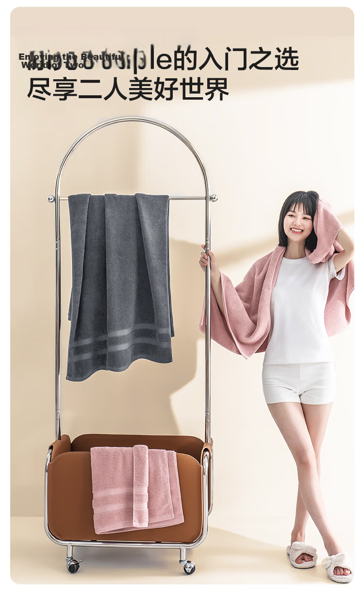 JDJZ 400g Extra Soft Cotton CP Bath Towel A Class Extra Large Thick Absorbent Unisex Bath Towel Grey Blue 11