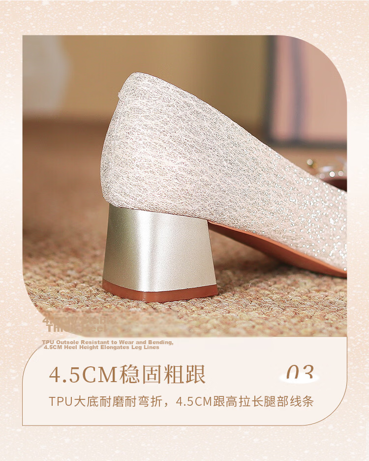 ZHR Valentine's Day Women's High Heels Bride Stiletto Wedding Shoes with Rhinestones and Pearls K312 Red Size 38 11