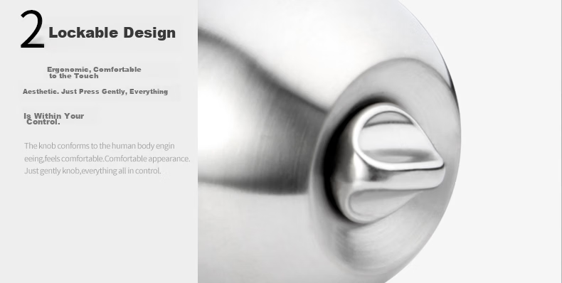 BLOSSOM Spherical Lock Indoor Door Lock Plastic Steel Aluminum Alloy Toilet Bathroom Lock 587 Three-Bar 3-5 7