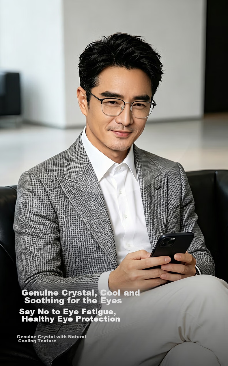 Mr. Pu Premium High-Definition Reading Glasses for Men and Women, Genuine Donghai Crystal Stone, Scratch-Resistant, 250 Degree Presbyopic Eyewear 9