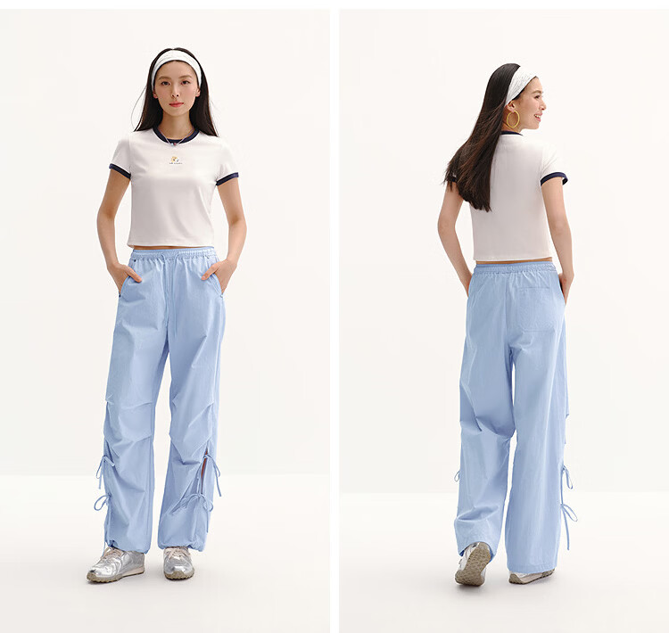 Semir Mall Same Style | Women's Summer Casual Pants Sun Protection Moisture-Wicking Quick-Dry 2026 Cool Wide-Leg Pants 101326127012A 34