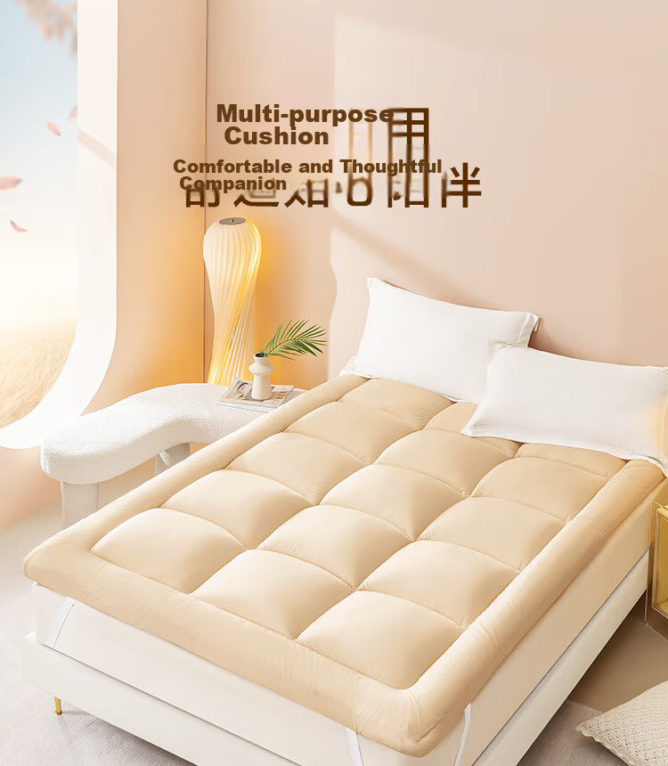JD Original Warm Sheep Bedding, Class A Cold Winter Warm Lambswool Fabric, Thickened Mattress Pad, 1.8x2m, Warm Brow 14