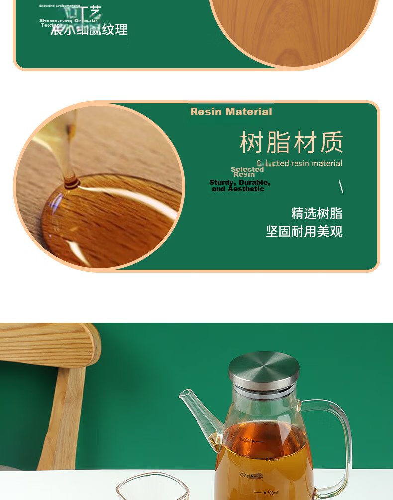 Baijie Rectangular Tray Japanese Style Tea Tray Home Living Room Cup Tea Cup Tray Fruit Tray Imitation Wood Grain Medium Size 17