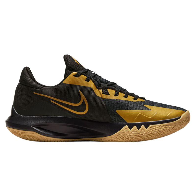 NIKE Men's Precision VI Basketball Shoes DD9535-005 Black Gold Size 42.5