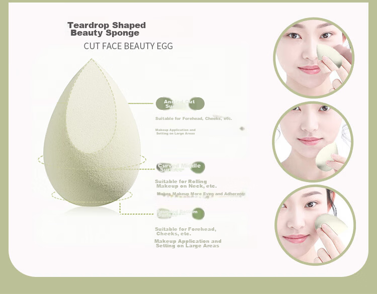 UPLUS Strawberry Mousse Beauty Blender, Powder-Saving Makeup Sponge, Egg-Box Powder Puff, 8 Pieces with Box, Holiday Gift Set 5