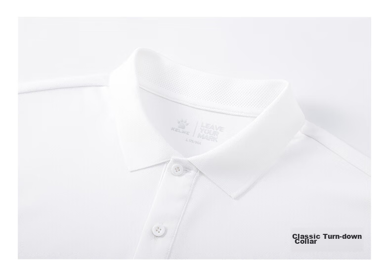 KELME Men's Summer Sports Polo Shirt Quick-Dry Fitness Collared T-Shirt Commuter Top 8