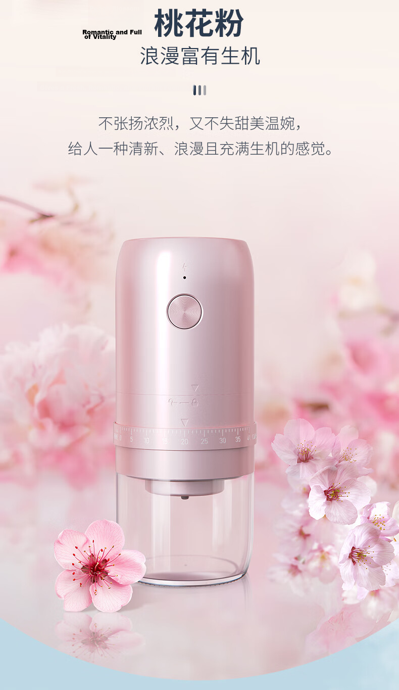 CLITON Electric Coffee Grinder, Portable Manual Coffee Grinder, Automatic Grinding Machine for Pour-Over Coffee 7