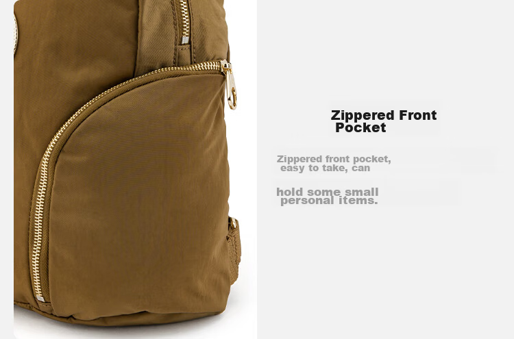 Kipling Large Capacity Practical Minimalist Mustard Green Backpack THE CITY S Birthday Gift Student School Bag 8