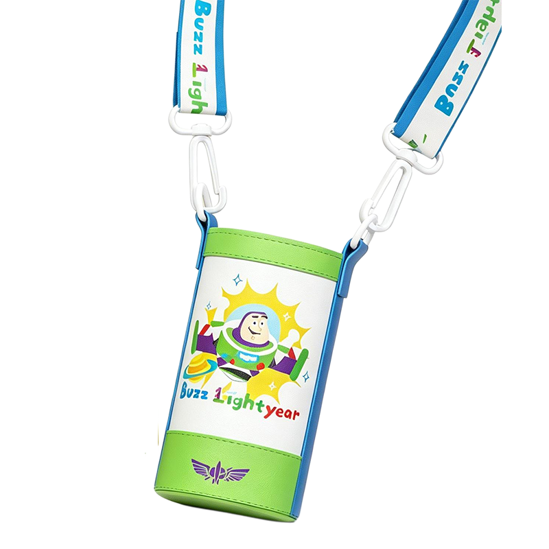 Germ Toy Story Kids Insulated Straw Cup School Water Bottle Student Cup 500ml with Woody Cup Sleeve