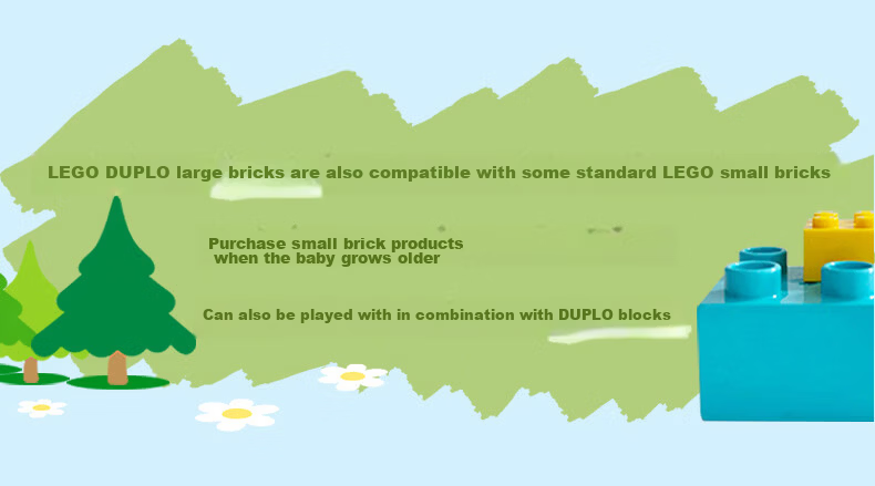 LEGO Building Blocks, Duplo 10421, Alphabet Truck, Boys And Girls Children's Toy, Birthday Gift, Large Bricks 15