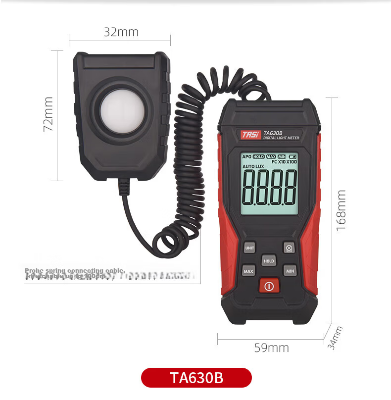 Teans Digital Lux Meter High Precision Light Meter Illuminance Tester Photometer 25