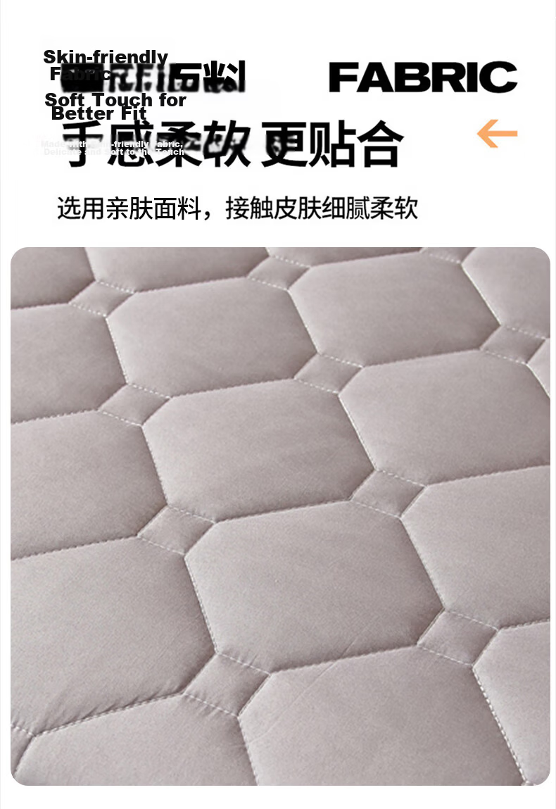 AVIVI Mattress, Dormitory Skin-Friendly, Single Bed Mattress, Thin Mattress, Tatami Mat, Bedding, Simple Gray, 90*200cm 4