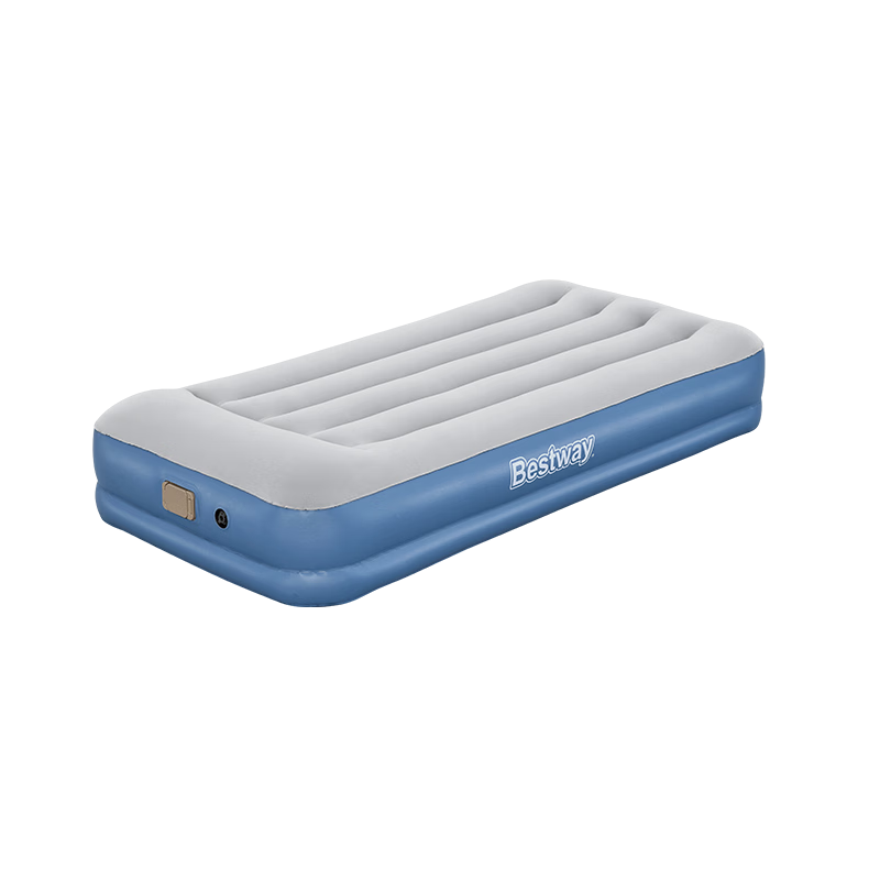 Bestway Xingqi Self-Inflating Air Mattress with Built-in Pump Single Elevated Outdoor Camping Home Sleeping Pad 671DE