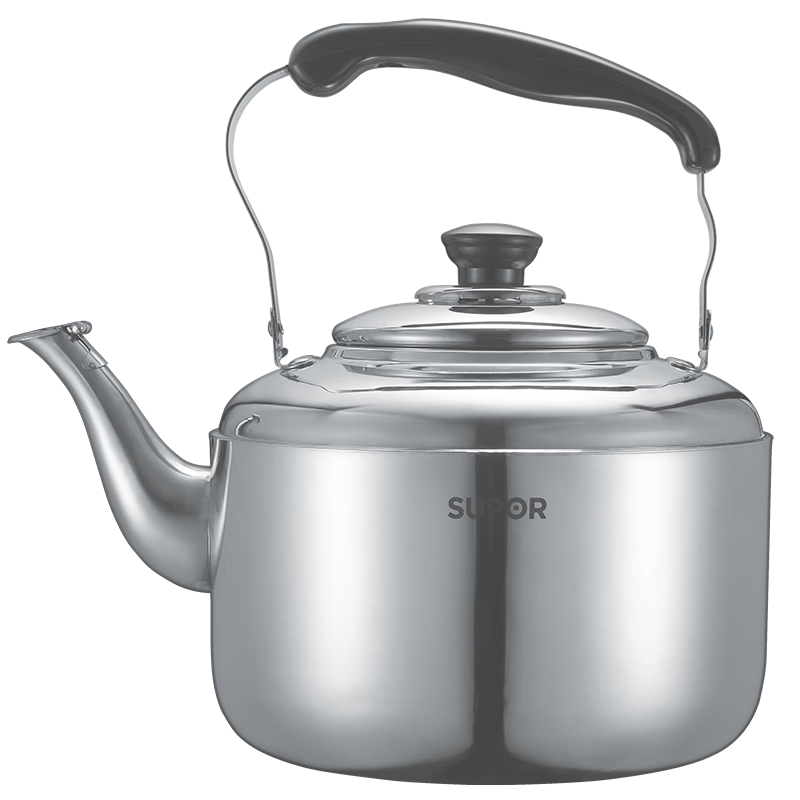 SUPOR Stylish Mingyin 304 Stainless Steel 5L Kettle Gas Stove Flame Special SS50Q1 Whistling Kettle