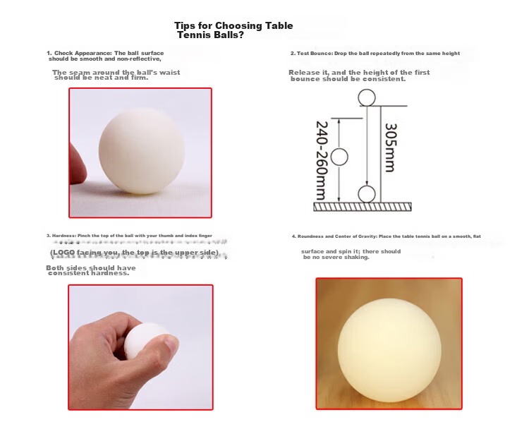 DHS Sai Di 40+ Three-Star White 3-Star Table Tennis Balls, ABS New Material with Seam, White (Pack of 10) 7