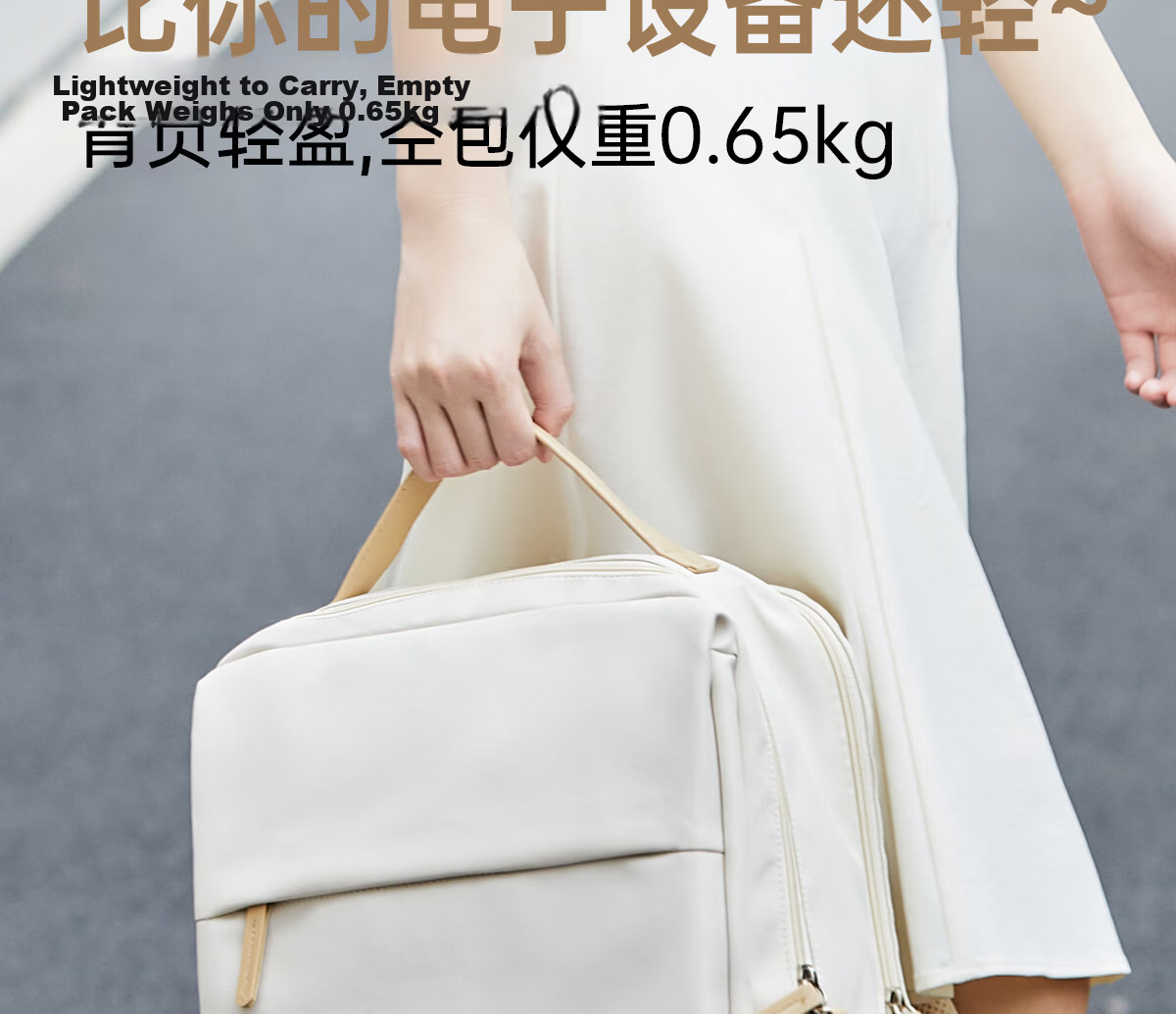 JINSHIWQ Laptop Backpack Women High-End Airbag Shockproof Notebook Bag Business Commuter Large Capacity Computer School Bag 21