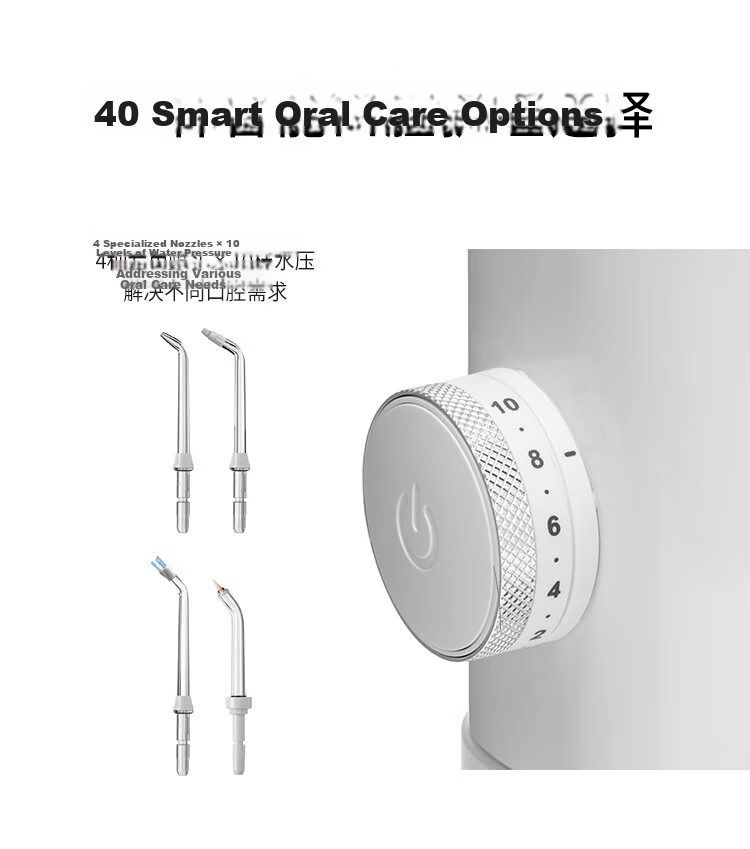 Waterpik [Premium Quiet] Medical-Grade Oral Irrigator Mini Cube GT18 Family Desktop Water Flosser Teeth Cleaner Birthday Gift for Couples 4