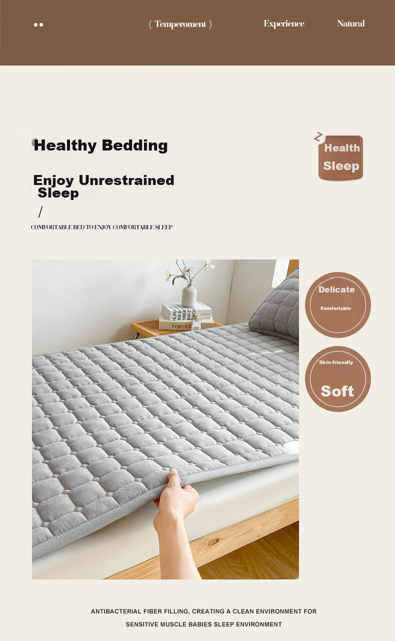 Grace Class A Thin Foldable Mattress Cover Double Home Mattress 1.8x2m Lan Xiaoge 2