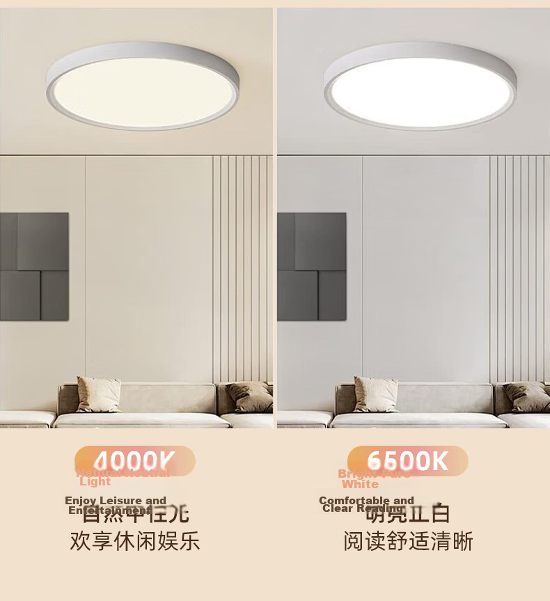 NVC LED Panel Ceiling Light Replacement Lamp Core Round Tube Strip SMD Light Board 18W White Light 6500K 6