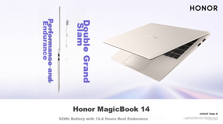Honor MagicBook 16 2026 AI Lightweight Laptop 16-inch Ultra5-336H 32GB 1TB 2.5K 180Hz Eye-care Display Floating Light Gold Shrimp Farming Edition 1