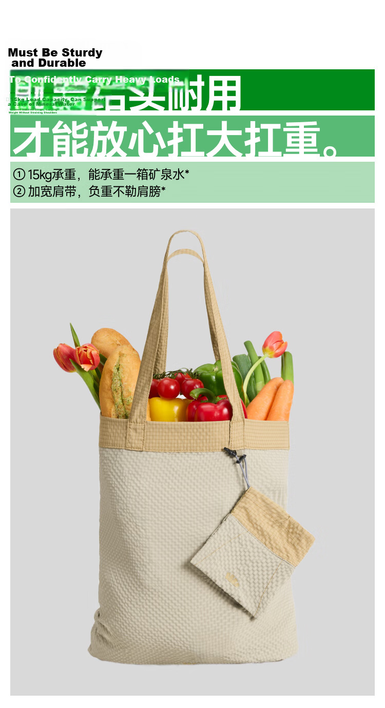 Beneunder Shoulder Bag, Women's Handbag with Foldable Pockets, Mini Tote Bag, Portable Travel Shopping Bag, Handbag GP155 8