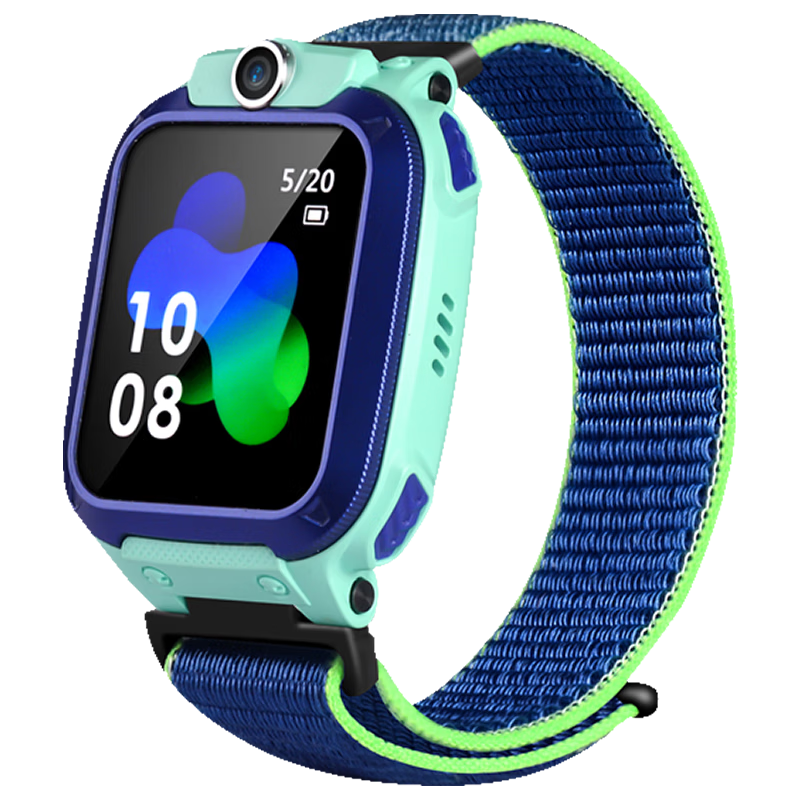 KMaxAI Hanging Rope for Small Genius Children's Phone Watch Z9/Z6S/Z7S/Q2A/Q1R/D3/Y05 Dopamine Hanging Neck Strap Watch Band Woven Single Circle Hanging Chain Blue