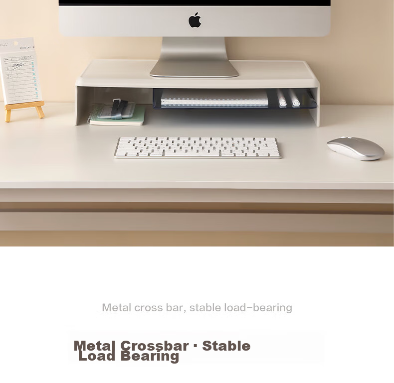 Deli Xdomo Series Computer Monitor Riser Stand, Display Laptop Stand Storage Rack, Green XDM32 5