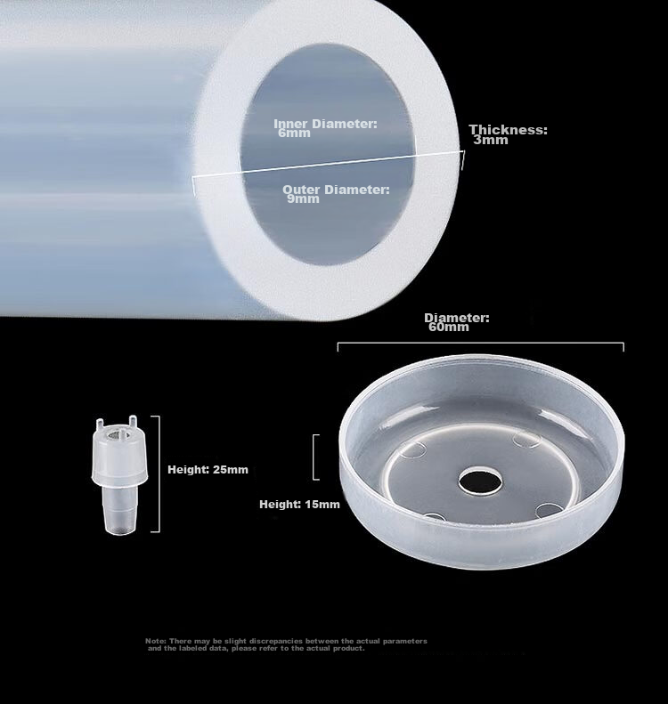 Baijie Silicone Water Inlet Tube Tea Water Pipe Water Dispenser Pump Food Grade Silicone Hose Pump Tube Bottled Water Soft Tube 15