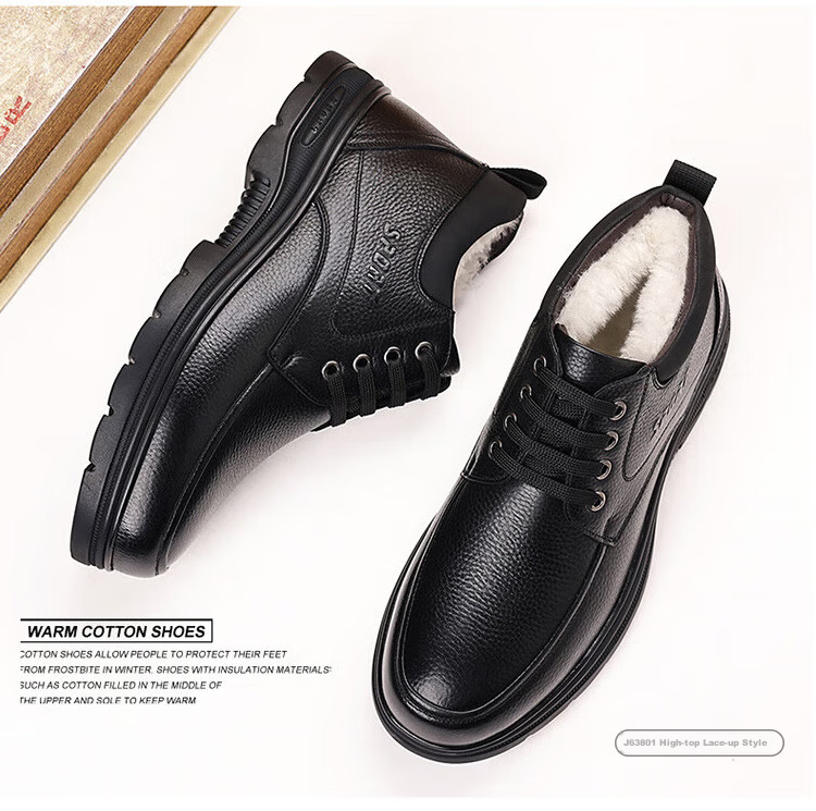 EGCHI Business Casual Shoes for Men, Leather Slip-On Shoes, Top-Grain Cowhide, Middle-Aged Footwear, 36274 Hollow-Out Style, Size 40 27