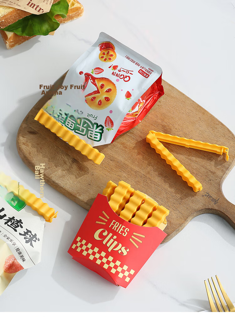 Baijie Sealing Clip for Food, Snack Bag Clip, Tea Bag Clip, 12 Pieces 16