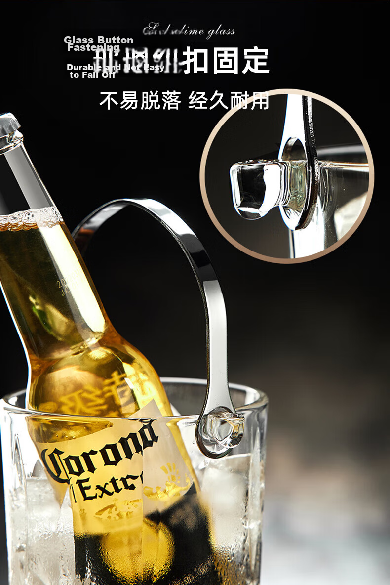 Green Apple Beer Mug Thickened Glass Large Capacity Draft Beer Mug 615ml Set of 2 Bar KTV Club Home Craft Beer Glasses 5