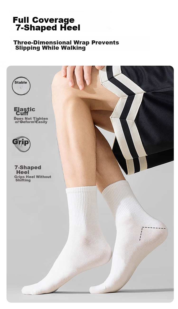 Dr. Chu Disposable Men's Socks Daily Use No Wash Odor Resistant Breathable Large Size Travel Pack Individual Packaging 9