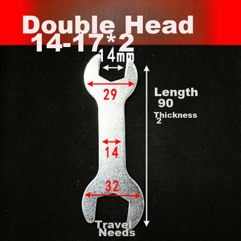 Meipai Ultra-thin Open-end Wrench Furniture Bathroom Toy Appliance Installation Easy Disposable Single-head Double-head Fixed Wrench Set 6