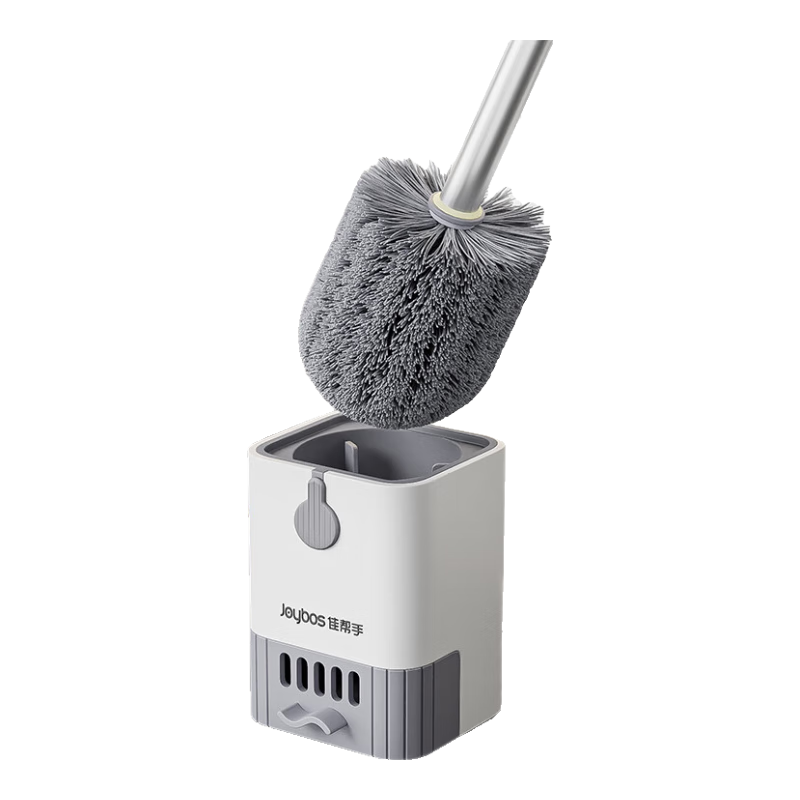 Jiabangshou Toilet Brush Set, No Drilling Required, Cleaning Tool, Floor Brush with Drainage, Long Handle, Bathroom Toilet Cleaning Wonder