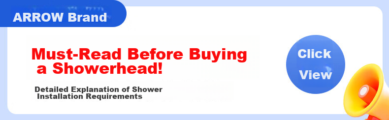 ARROW Simple Shower Head, Gunmetal Gray Shower Head, Brass Faucet, Pressure-Boosting Shower Sprayer 1