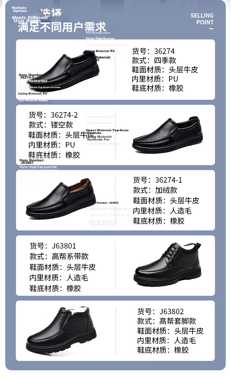 EGCHI Business Casual Shoes for Men, Leather Slip-On Shoes, Top-Grain Cowhide, Middle-Aged Footwear, 36274 Hollow-Out Style, Size 40 4