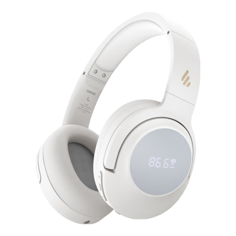 EDIFIER K710W Over-Ear FM Bluetooth Headphones Learning Headphones English Listening Exam Headphones Online Class Dedicated Compatible with Apple Huawei Xiaomi OPPO Beach White