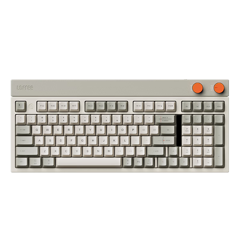 Lofree Small Square Three-Mode Hot-Swappable Custom Mechanical Keyboard Wireless Bluetooth Gaming Keyboard Gasket Structure 98-Key Keyboard