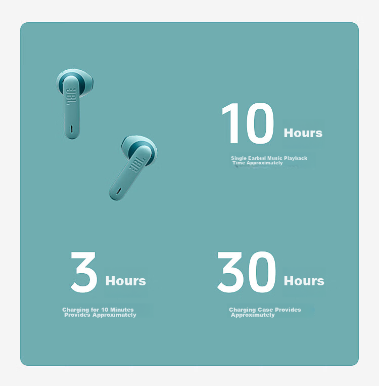 JBL WAVE FLEX 2 True Wireless Bluetooth Earphones, Semi-In Music Headphones, Call Noise Reduction Gaming Headset, Compatible with Huawei And Apple, Birthday Gift, Cherry Blossom Pink 7