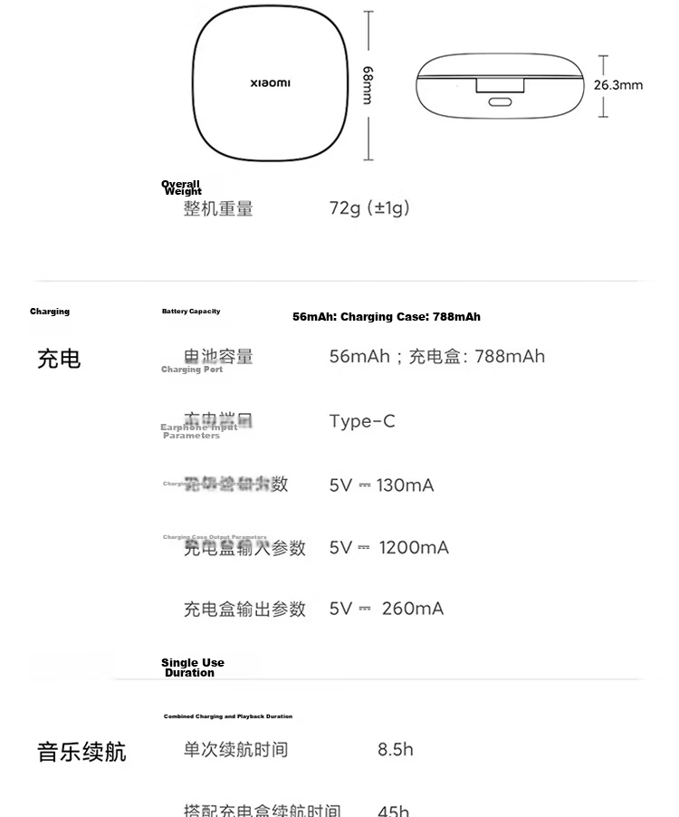 MI Xiaomi Open-Ear Pro 5-Driver Lightweight Bluetooth Earphones Ear-Hook Silver for Android and Apple Phones 19