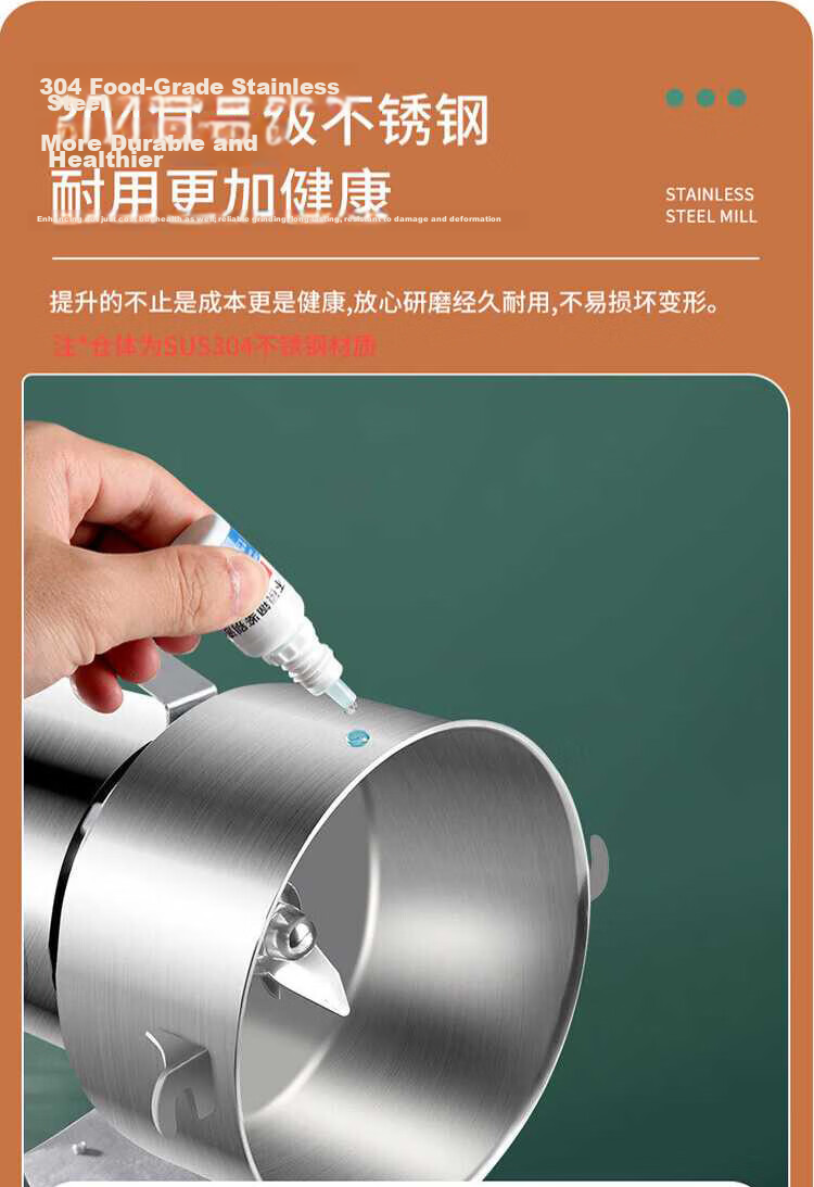 Baijie Grinder, Powder Machine, Ultra-Fine Grinding Machine, Chinese Herbal Medicine Grinder, Sanqi And Grains Commercial Crusher, 2000A 7