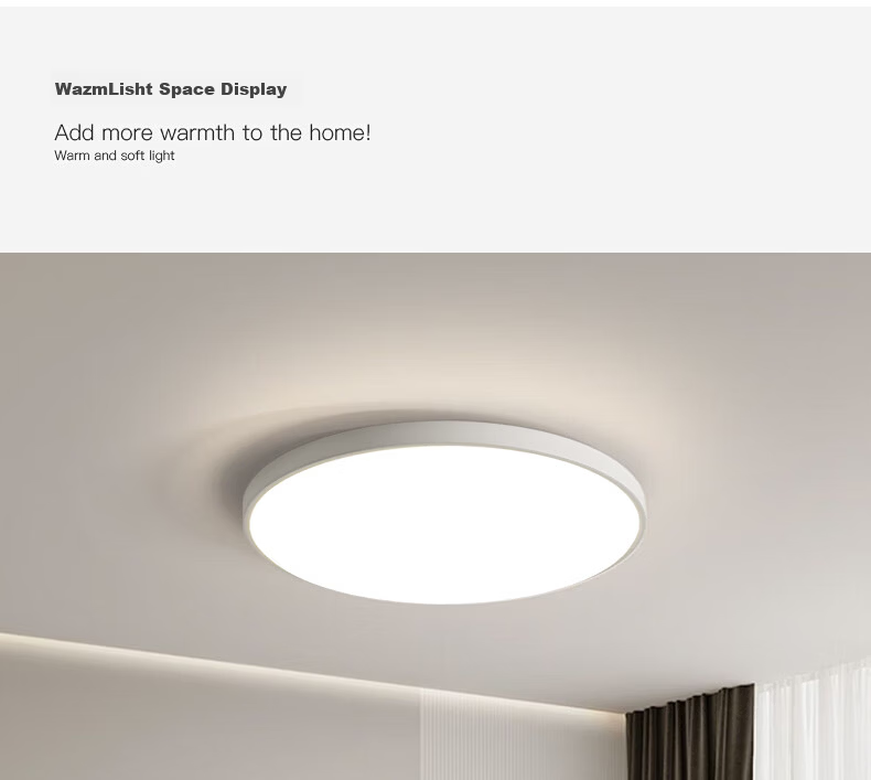 MICOE Full-Spectrum Eye-Protecting Ceiling Light for Living Room, Dining Room And Bedroom, Simple And Elegant Zhongshan Lighting Moon Series 25