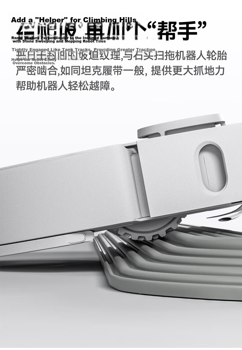 Kerrier Robot Vacuum Cleaner Climbing Mat Accessories for Ecovacs Xiaomi Roborock Dreame Yunmi Threshold Ramp Door Sill Strip 68cm 5
