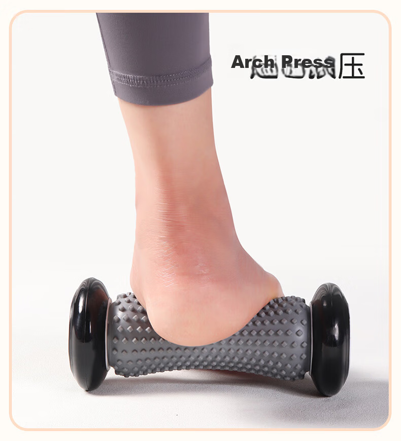 Duweike Foot Massage Roller Plantar Fascia Ball Flat Foot Relaxation Fitness Home Use Mint Green Wolf Tooth Model 11