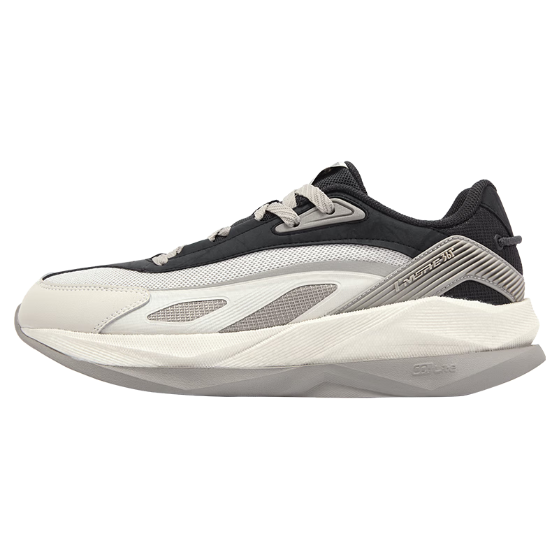 361° Spaceship Men's Sports Shoes Autumn Thick Sole Retro Casual Running Outdoor Cushioning Shoes 672536701-2