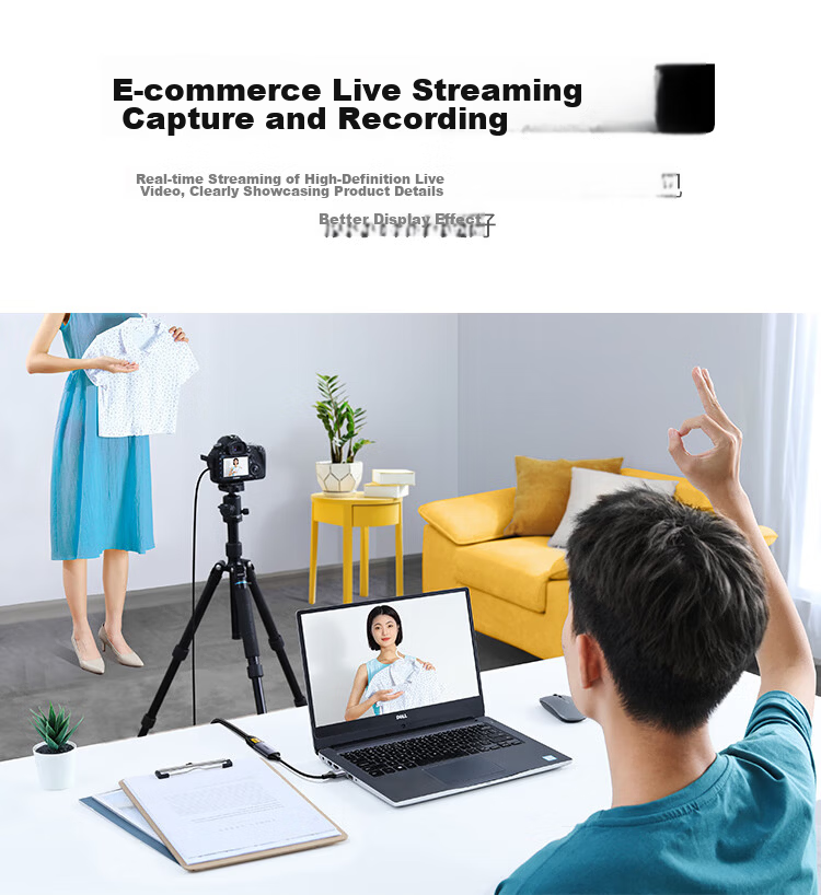 UGREEN HDMI Video Capture Card 4K60Hz HD RGB24 Compatible with Switch 2 Nikon Sony Canon Cameras Mobile iPad Tablet PC Game Live Streaming Recording 10