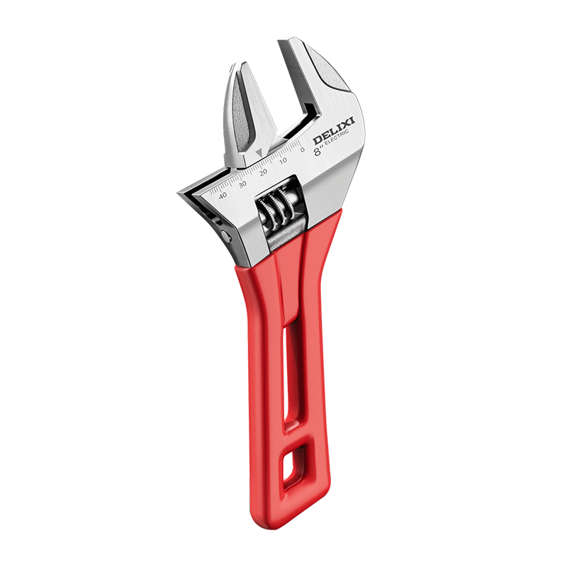 DELIXI ELECTRIC Adjustable Wrench Multifunctional Large Opening Pipe Plumbing Bathroom Small Wrench 5 Inch